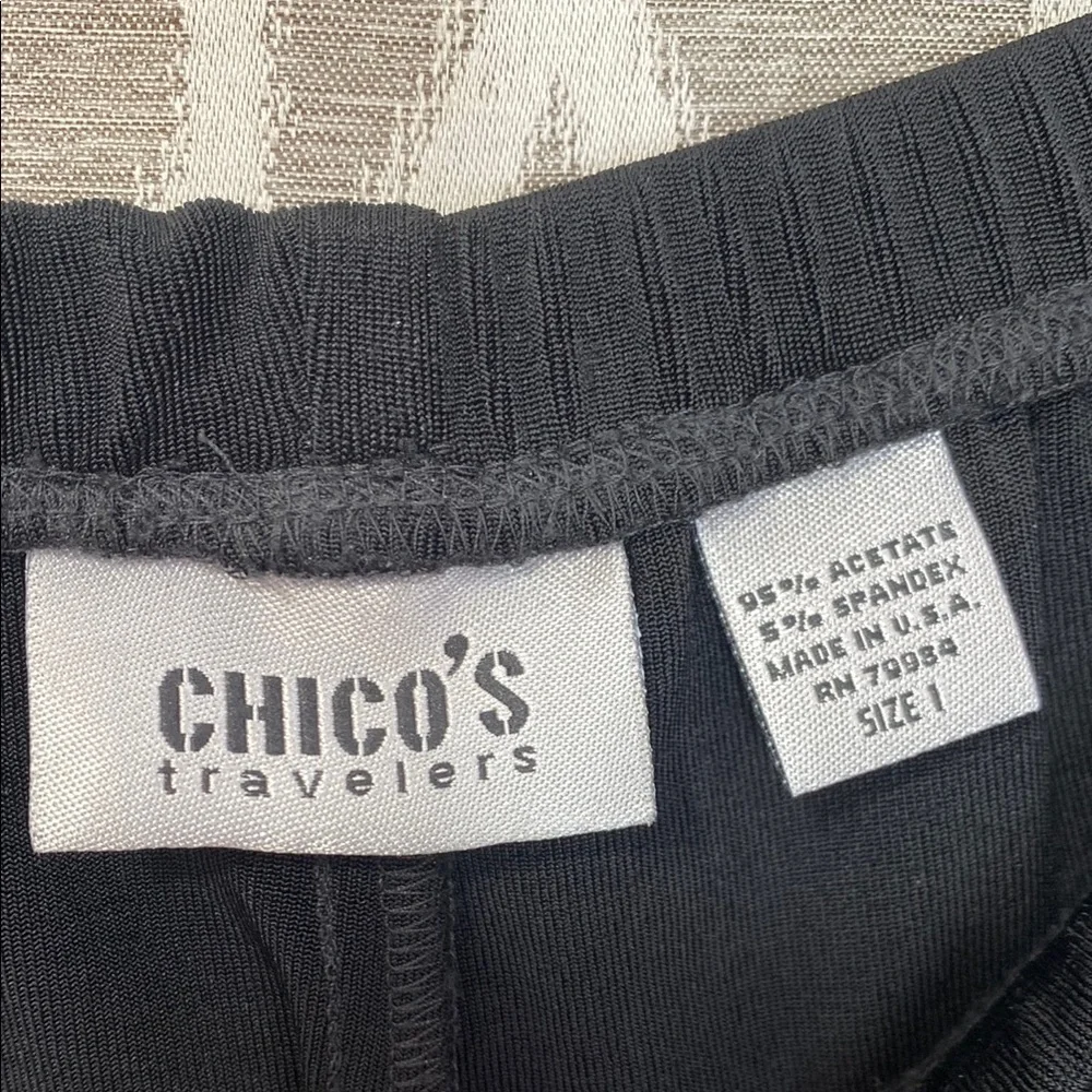 Chico's Black Travelers Pants Size: 1 Conventional Size: Small - Picture 2 of 4